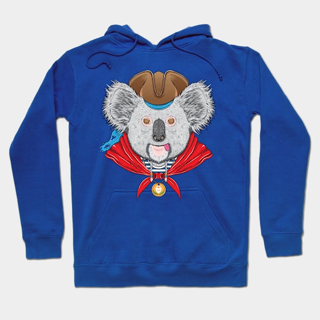 Captain Koala Hoodie by ginanperdana